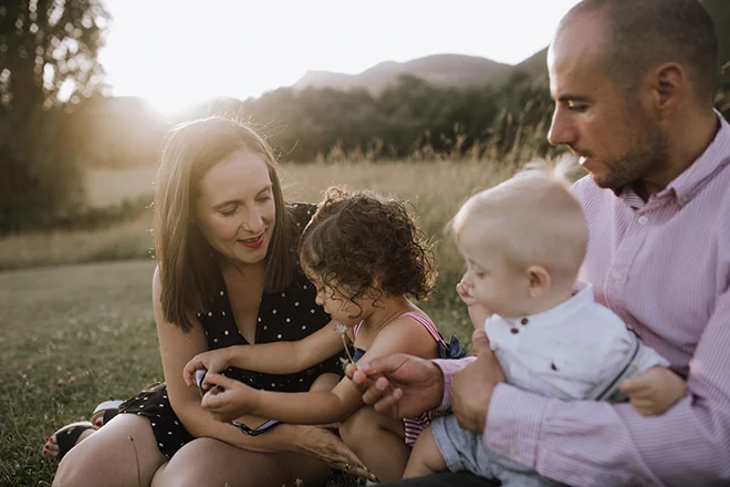 Familia de Laura y Vicente